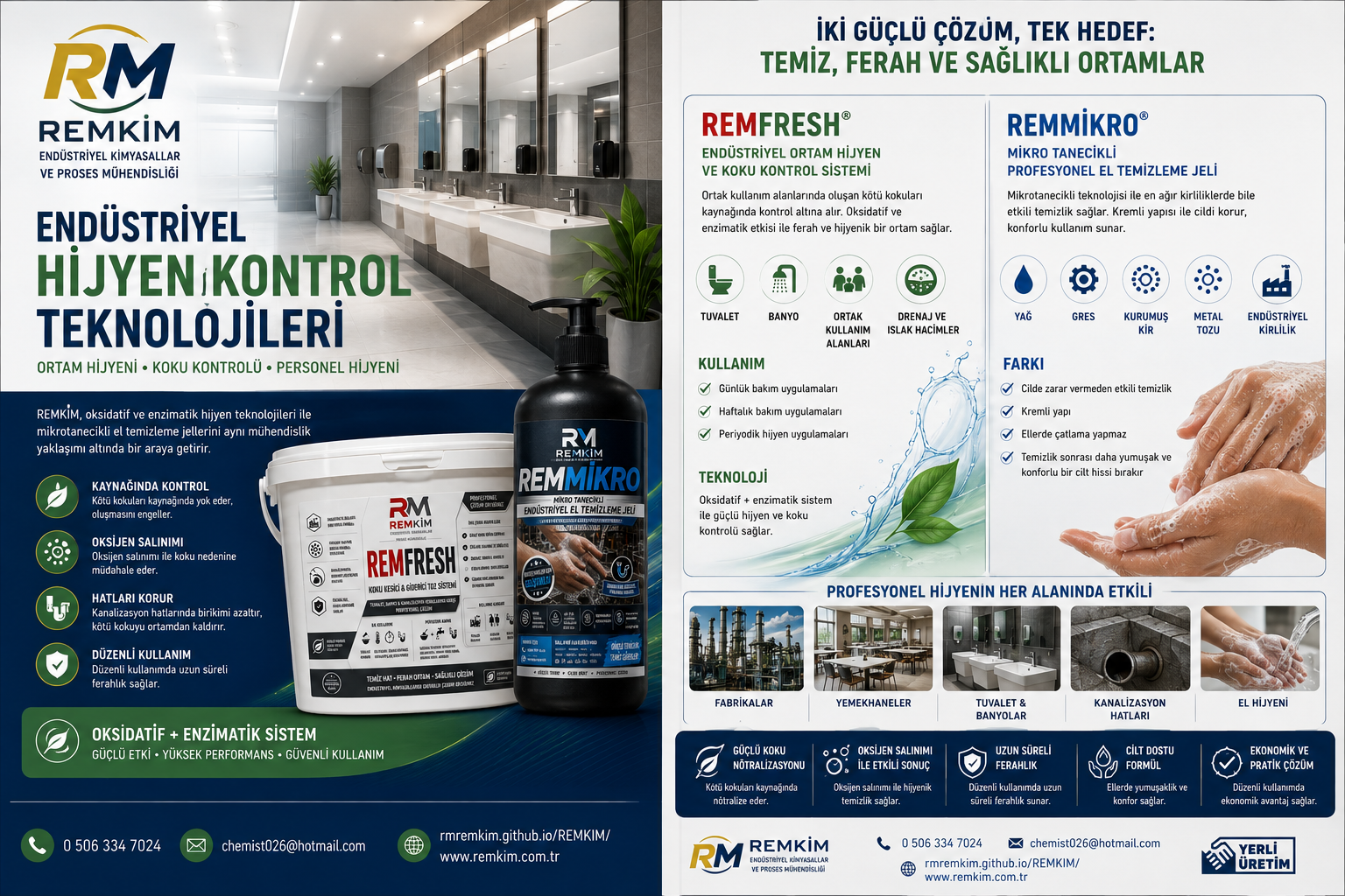 REMKİM Endüstriyel Hijyen Kontrol Teknolojileri